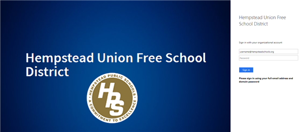 Hempstead Office 365 login 